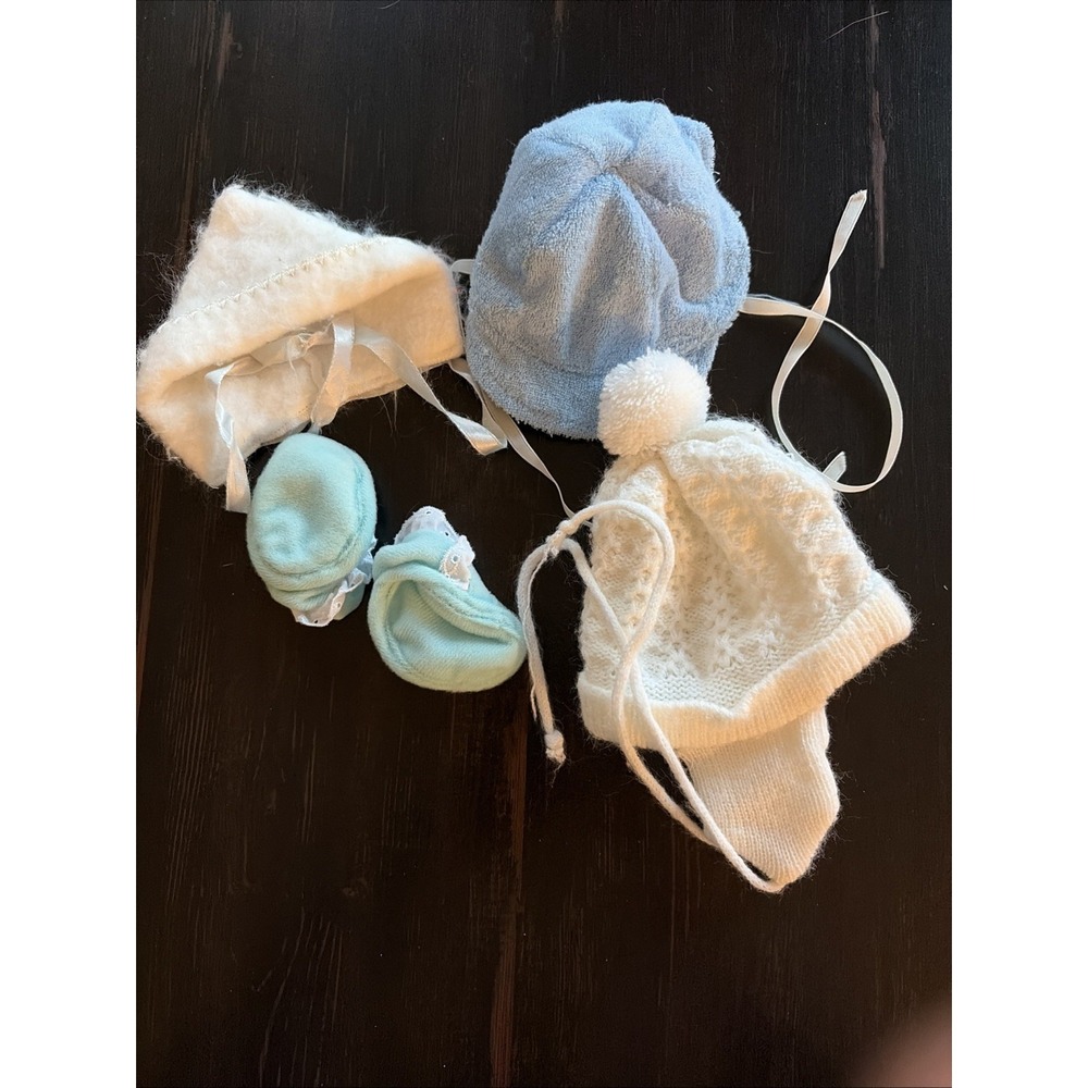 VTG CPK Lot Of Hats, Bonnet, Slippers 1980s